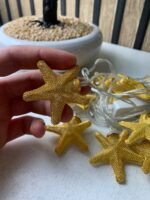 ⁦Guirlande Lumineuse Étoiles Dorées 16 LED avec Maillage Métallique – سلسلة أضواء رمضانية⁩ - الصورة ⁦6⁩