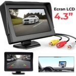 Moniteur de vue numérique de voiture TFT LCD 4,3 pour caméra de recul