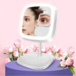 ⁦Lontor Lampe Miroir De Maquillage Avec Eclairage Rechargeable⁩ - الصورة ⁦4⁩