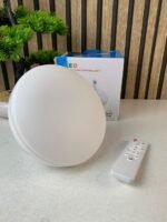 ⁦Ventilateur de plafond rétractable avec lumière réglable et télécommande⁩ - الصورة ⁦7⁩