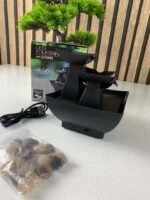 ⁦Fontaine à eau cascade avec éclairage LED pour décoration intérieure et ambiance V4⁩ - الصورة ⁦8⁩