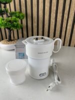 ⁦Bouilloire Électrique Pliable en Silicone Alimentaire avec Gobelet Pliable – غلاية مياه قابلة للطي ومحمولة⁩ - الصورة ⁦9⁩