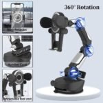 ⁦Support Téléphone Voiture 360° Ventouse & Bras Réglable – حامل هاتف في السيارة⁩ - الصورة ⁦6⁩