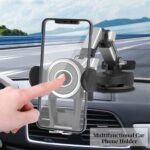 ⁦Support Téléphone Voiture 360° Ventouse & Bras Réglable – حامل هاتف في السيارة⁩ - الصورة ⁦7⁩