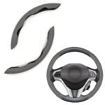 ⁦Couvre Volant Universel en Simili Cuir 2Pcs⁩ - الصورة ⁦2⁩