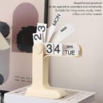 ⁦📅 تقويم مكتبي Perpetual Flip – ديكور عصري وأنيق لمنزلك أو مكتبك⁩ - الصورة ⁦2⁩