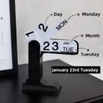 ⁦📅 تقويم مكتبي Perpetual Flip – ديكور عصري وأنيق لمنزلك أو مكتبك⁩ - الصورة ⁦4⁩