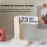 ⁦📅 تقويم مكتبي Perpetual Flip – ديكور عصري وأنيق لمنزلك أو مكتبك⁩ - الصورة ⁦5⁩