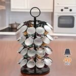 ⁦Support Présentoir de Capsules 40 PCS Rotatif 360 Degrés – حامل كبسولات القهوة⁩ - الصورة ⁦3⁩