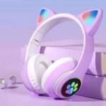 ⁦Casque Bluetooth Sans Fil Oreilles de Chat XY-231⁩ - الصورة ⁦3⁩