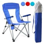 Chaise de camping pliable légère et durable de qualité supérieure avec porte-gobelet – كرسي تخييم جودة عالية