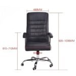 ⁦Chaise de Bureau Présidentiel LUXE avec base pivotante et ressorts ensachés – كرسي مكتب مريح وجودة عالية⁩ - الصورة ⁦7⁩