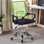 Chaise de Bureau Ergonomique avec Support Lombaire Vert – كرسي مكتب مريح مع دعامة للظهر