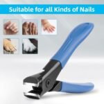 ⁦Coupe-ongles courbés en acier inoxydable pour ongles épais – مقص أظافر بتصميم منحني للأظافر السميكة⁩ - الصورة ⁦2⁩