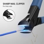 ⁦Coupe-ongles courbés en acier inoxydable pour ongles épais – مقص أظافر بتصميم منحني للأظافر السميكة⁩ - الصورة ⁦3⁩