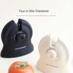 ⁦Aiguiseur de Cou-teaux et Ciseaux 3en1 avec Sélecteur Rotatif – أداة شحذ السكا-كين والمقص⁩ - الصورة ⁦7⁩