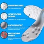 ⁦Semelles Intérieures Orthopédique en Latex Super Doux 4D Cloud Technology⁩ - الصورة ⁦2⁩