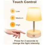 ⁦Lampe de chevet télescopique LED rechargeables lumière chaude – مصباح تيليسكوبي بإضاءة دافئة⁩ - الصورة ⁦4⁩