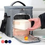 Sac à déjeuner isotherme de grande capacité avec bandoulière