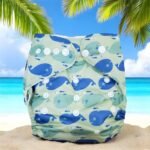 ⁦Couche bébé lavable et réutilisable pour Plage et Piscine – حفاضة الرضيع للمسبح⁩ - الصورة ⁦2⁩