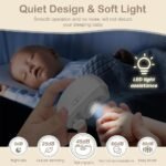 ⁦Coupe-ongles électrique 2 en 1 avec lumière LED – جهاز تقليم الأظافر للصغار والكبار⁩ - الصورة ⁦6⁩