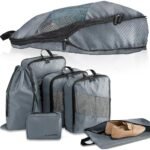 ⁦Lot de 6 sacs de voyage et compression extensibles pour valises⁩ - الصورة ⁦6⁩