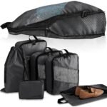 ⁦Lot de 6 sacs de voyage et compression extensibles pour valises⁩ - الصورة ⁦2⁩