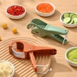 ⁦Coupe fruits et légumes en acier inoxydable multifonction facile à utiliser – قطاعة خضر وفواكه يدوية⁩ - الصورة ⁦2⁩
