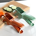 ⁦Coupe fruits et légumes en acier inoxydable multifonction facile à utiliser – قطاعة خضر وفواكه يدوية⁩ - الصورة ⁦5⁩