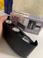 ⁦Applique Murale LED 6W D’Éclairage Extérieur 3 Lampes en PP⁩ - الصورة ⁦6⁩
