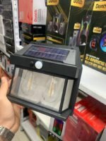 ⁦Pack 2 Double Lanterne Vintage Bougie Murale – عرض خاص مصباحين بالطاقة الشمسية⁩ - الصورة ⁦8⁩