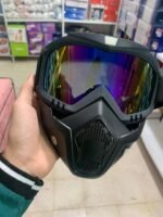 ⁦PACK Casque Moto avec Lunettes Amovibles + Gants Anti-dérapants avec conception d’amortissement⁩ - الصورة ⁦10⁩