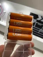 ⁦Pack de 4 Piles Rechargeables USB Type-C – AA 1.5V 2200 mAh – علبة من 4 بطاريات قابلة للشحن⁩ - الصورة ⁦5⁩