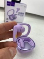 ⁦Écouteurs sans fil Bluetooth 5.3 HOCO EQ6 Purple – سماعات لاسلكية أصلية⁩ - الصورة ⁦9⁩