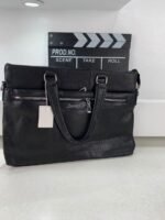 ⁦Cartable Homme en Simili Cuir Design Élégant Jeep 180551-12 Noir – حقيبة جلدية لون أسود⁩ - الصورة ⁦3⁩