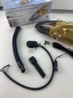 ⁦Aspirateur Portable 4 en 1 pour Voiture avec Gonfleur de Pneu Numérique – مكنسة كهربائية وجهاز نفخ العجلات⁩ - الصورة ⁦8⁩