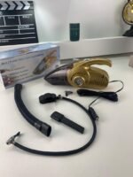 ⁦Aspirateur Portable 4 en 1 pour Voiture avec Gonfleur de Pneu Numérique – مكنسة كهربائية وجهاز نفخ العجلات⁩ - الصورة ⁦7⁩