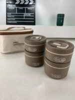 ⁦Lunch Box 4 étage avec Sac Isotherme Isolant – حافظة طعام حرارية 4 طبقات قابلة للاستخدام في الميكروويف⁩ - الصورة ⁦6⁩