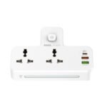 ⁦Prise de charge rapide domestique multifonctionnelle avec veilleuse QC 3.0 et système de sécurité enfants⁩ - الصورة ⁦4⁩