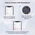 ⁦Télécommande Sans Fil pour Contrôler l’audio et les appels – يد تحكم لاسلكية للتحكم بالصوت والمكالمات⁩ - الصورة ⁦3⁩
