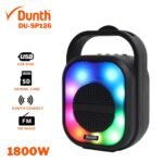 ⁦Ampli haut parleur sans fil à batterie rechargable, enceint bluetooth 1800W DUNTH DU-SP126⁩ - الصورة ⁦2⁩