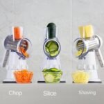 ⁦Coupe-légumes multifonctionnel, trancheuse ronde 3 En 1⁩ - الصورة ⁦3⁩
