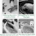 ⁦Brosse de Nettoyage Rotative Très Utile pour Cuisine avec 2 Brosse – فرشاة تنظيف للمطبخ⁩ - الصورة ⁦7⁩