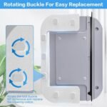 ⁦Nettoyeur de Vitres Magnétique Double Face avec Corde Antichute – ممسحة زجاج مغناطسية⁩ - الصورة ⁦5⁩