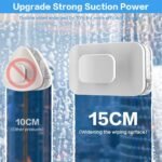 ⁦Nettoyeur de Vitres Magnétique Double Face avec Corde Antichute – ممسحة زجاج مغناطسية⁩ - الصورة ⁦6⁩