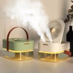 ⁦Ventilateur 3 Vitesses et Brumisateur avec Grand Réservoir – مروحة ومعطر جو 2في1⁩ - الصورة ⁦5⁩