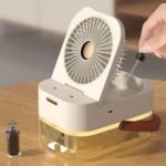 ⁦Ventilateur 3 Vitesses et Brumisateur avec Grand Réservoir – مروحة ومعطر جو 2في1⁩ - الصورة ⁦4⁩
