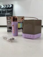 ⁦Enceinte Karaoké avec éclairage RVB et microphones sans fil – مكبر صوت كاريوكي⁩ - الصورة ⁦8⁩