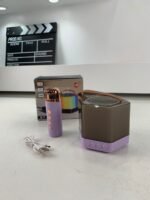 ⁦Enceinte Karaoké avec éclairage RVB et microphones sans fil – مكبر صوت كاريوكي⁩ - الصورة ⁦7⁩