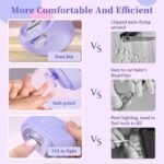 ⁦Coupe-ongles et lime à ongles électriques avec 9 têtes – جهاز قص الأظافر⁩ - الصورة ⁦4⁩
